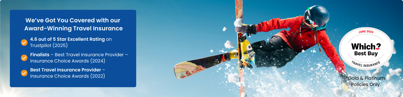 a person on a ski
