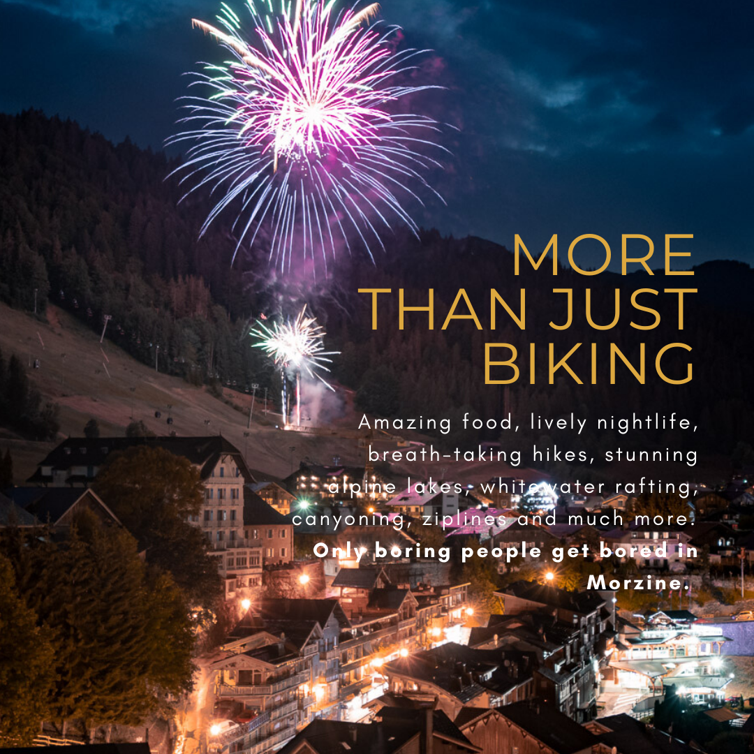 fireworks over morzine